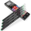 Arteza Real Brush Pens, A152 Acid Green, Pack of 4, Watercolor Pens with Nylon Brush Tips, Art Supplies for Dry-Brush Painting, Sketching, Coloring & Calligraphy(A177 Mint Green)