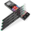 Arteza Real Brush Pens, A152 Acid Green, Pack of 4, Watercolor Pens with Nylon Brush Tips, Art Supplies for Dry-Brush Painting, Sketching, Coloring & Calligraphy(A158 Seafoam Green)
