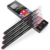 Arteza Real Brush Pens, A152 Acid Green, Pack of 4, Watercolor Pens with Nylon Brush Tips, Art Supplies for Dry-Brush Painting, Sketching, Coloring & Calligraphy(A149 Bubblegum Pink)