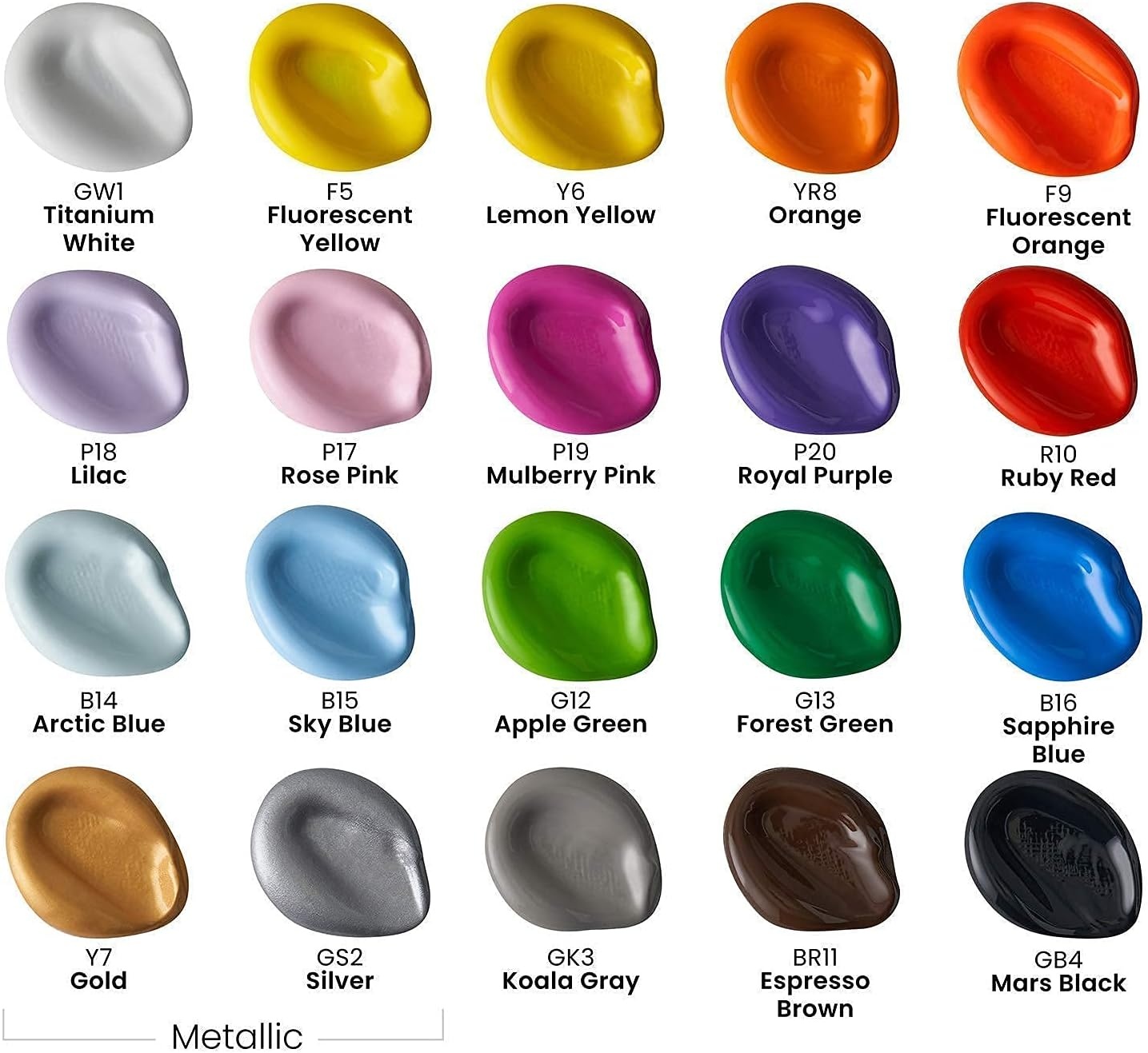 image:imageARTEZA Acrylic Paint and Canvas Pack Bundle Painting Art Supplies for Artist Hobby Painters amp Beginners