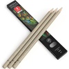Arteza Colored Pencils, Pack of 3, А004 Mushroom Grey, Soft Wax-Based Cores, Ideal for Drawing, Sketching, Shading & Coloring(А004 Mushroom Gray)