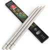 Arteza Colored Pencils, Pack of 3, А004 Mushroom Grey, Soft Wax-Based Cores, Ideal for Drawing, Sketching, Shading & Coloring(А005 Stone Gray)