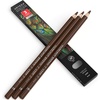 Arteza Colored Pencils, Pack of 3, А004 Mushroom Grey, Soft Wax-Based Cores, Ideal for Drawing, Sketching, Shading & Coloring(А309 Hazelnut Brown)