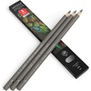 Arteza Colored Pencils, Pack of 3, А004 Mushroom Grey, Soft Wax-Based Cores, Ideal for Drawing, Sketching, Shading & Coloring(A013 Concrete Gray)