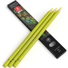 Arteza Colored Pencils, Pack of 3, А004 Mushroom Grey, Soft Wax-Based Cores, Ideal for Drawing, Sketching, Shading & Coloring(A103 Fluorescent Yellow)