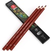 Arteza Colored Pencils, Pack of 3, А004 Mushroom Grey, Soft Wax-Based Cores, Ideal for Drawing, Sketching, Shading & Coloring(A212 Passion Fruit Red)