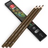 Arteza Colored Pencils, Pack of 3, А004 Mushroom Grey, Soft Wax-Based Cores, Ideal for Drawing, Sketching, Shading & Coloring(A301 Raw Sienna)