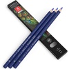 Arteza Colored Pencils, Pack of 3, А004 Mushroom Grey, Soft Wax-Based Cores, Ideal for Drawing, Sketching, Shading & Coloring(A410 Ube Purple)