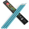 Arteza Colored Pencils, Pack of 3, А004 Mushroom Grey, Soft Wax-Based Cores, Ideal for Drawing, Sketching, Shading & Coloring(A503 Robin Egg Blue)