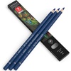 Arteza Colored Pencils, Pack of 3, А004 Mushroom Grey, Soft Wax-Based Cores, Ideal for Drawing, Sketching, Shading & Coloring(A509 Egyptian Blue)
