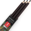 Arteza Colored Pencils, Pack of 3, А004 Mushroom Grey, Soft Wax-Based Cores, Ideal for Drawing, Sketching, Shading & Coloring(А306 Burnt Umber)