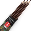 Arteza Colored Pencils, Pack of 3, А004 Mushroom Grey, Soft Wax-Based Cores, Ideal for Drawing, Sketching, Shading & Coloring(А309 Hazelnut Brown)