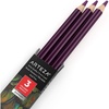 Arteza Colored Pencils, Pack of 3, А004 Mushroom Grey, Soft Wax-Based Cores, Ideal for Drawing, Sketching, Shading & Coloring(А413 Eggplant Purple)