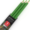 Arteza Colored Pencils, Pack of 3, А004 Mushroom Grey, Soft Wax-Based Cores, Ideal for Drawing, Sketching, Shading & Coloring(А601 Spring Green)