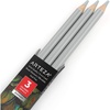 Arteza Colored Pencils, Pack of 3, А004 Mushroom Grey, Soft Wax-Based Cores, Ideal for Drawing, Sketching, Shading & Coloring(A003 Dolphin Gray)