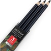 Arteza Colored Pencils, Pack of 3, А004 Mushroom Grey, Soft Wax-Based Cores, Ideal for Drawing, Sketching, Shading & Coloring(A018 Storm Gray)