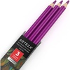 Arteza Colored Pencils, Pack of 3, А004 Mushroom Grey, Soft Wax-Based Cores, Ideal for Drawing, Sketching, Shading & Coloring(A407 Orchid Purple)