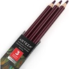 Arteza Colored Pencils, Pack of 3, А004 Mushroom Grey, Soft Wax-Based Cores, Ideal for Drawing, Sketching, Shading & Coloring(A415 Wine Red)