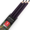 Arteza Colored Pencils, Pack of 3, А004 Mushroom Grey, Soft Wax-Based Cores, Ideal for Drawing, Sketching, Shading & Coloring(A416 Amethyst Purple)