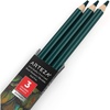 Arteza Colored Pencils, Pack of 3, А004 Mushroom Grey, Soft Wax-Based Cores, Ideal for Drawing, Sketching, Shading & Coloring(A504 Ocean Blue)