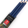 Arteza Colored Pencils, Pack of 3, А004 Mushroom Grey, Soft Wax-Based Cores, Ideal for Drawing, Sketching, Shading & Coloring(A509 Egyptian Blue)