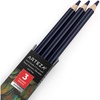 Arteza Colored Pencils, Pack of 3, А004 Mushroom Grey, Soft Wax-Based Cores, Ideal for Drawing, Sketching, Shading & Coloring(A512 Indigo)