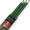 Arteza Colored Pencils, Pack of 3, А004 Mushroom Grey, Soft Wax-Based Cores, Ideal for Drawing, Sketching, Shading & Coloring(A610 Spearmint Green)