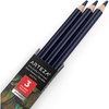 Arteza Colored Pencils, Pack of 3, А004 Mushroom Grey, Soft Wax-Based Cores, Ideal for Drawing, Sketching, Shading & Coloring(Blue)