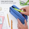 ARTEZA Pencil Case, Blue Pencil Pouch with Zipper Closure, Supplies for Learners and Teachers(Blue)